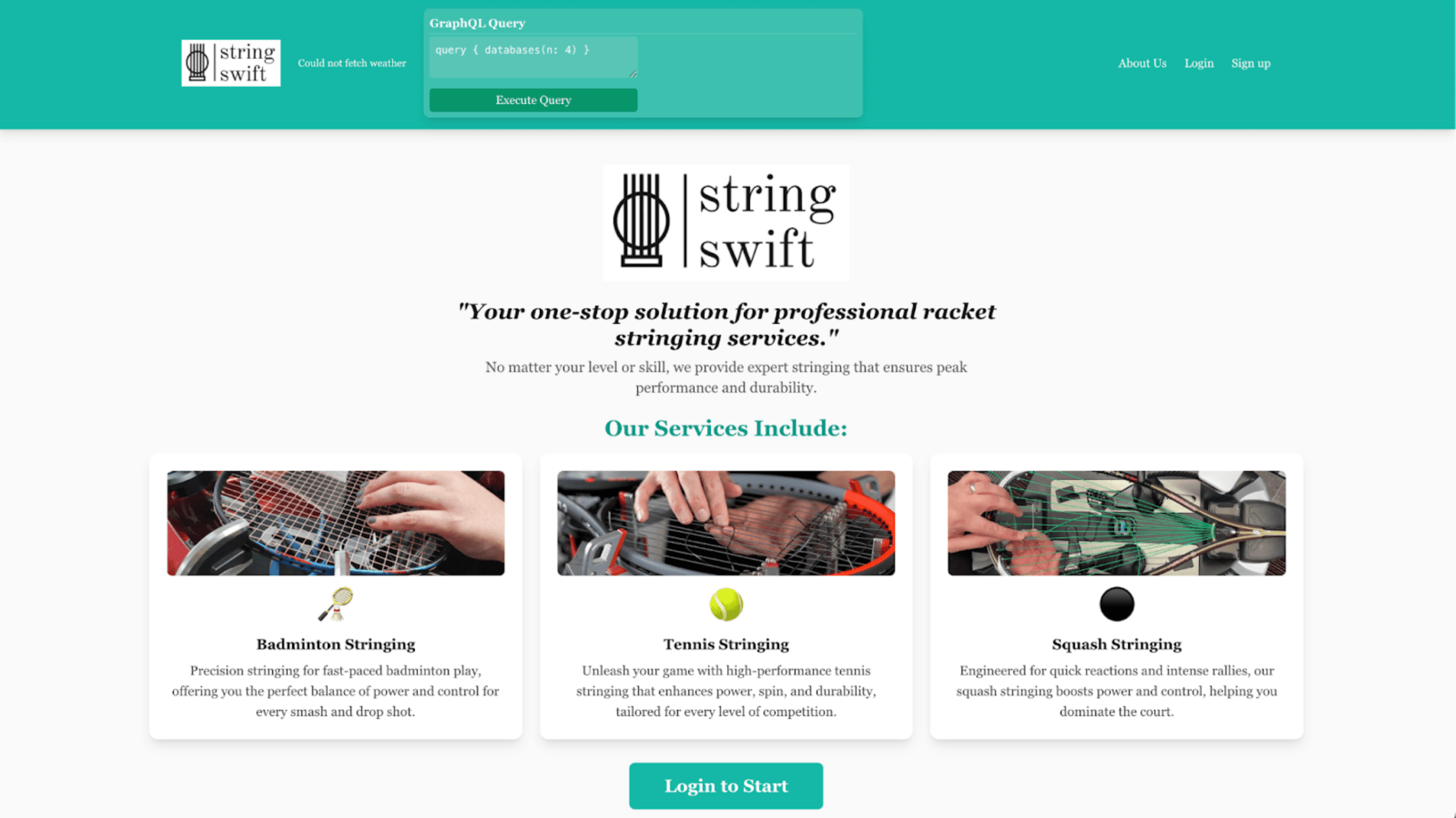 Screenshot of String Swift – Stringing Request App